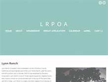 Tablet Screenshot of lrpoa.org